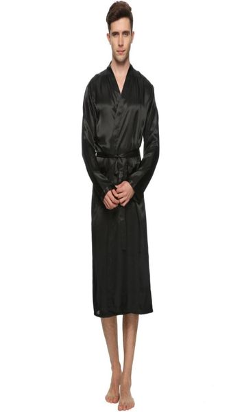 wholemen satin pajama robe longwear bathrobe lightweight dressing nightgown with 4 colours4674152, Black;brown
wholemen satin pajama robe longwear bathrobe lightweight dressing nightgown with 4 colours4674152, Black;brown