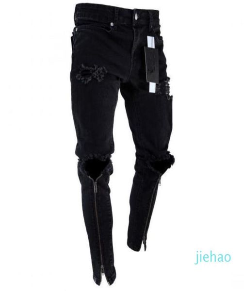 fashion mens zipper holes designer jeans black ripped slim fit represen pencil pants multi style9388688, Blue
fashion mens zipper holes designer jeans black ripped slim fit represen pencil pants multi style9388688, Blue
