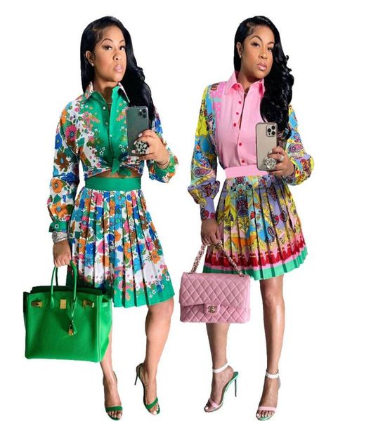 work dresses 2 pieces set spring autumn fashion women 2021 female floral print long sleeve shirt zipper mini skirts8691558, White;black
work dresses 2 pieces set spring autumn fashion women 2021 female floral print long sleeve shirt zipper mini skirts8691558, White;black