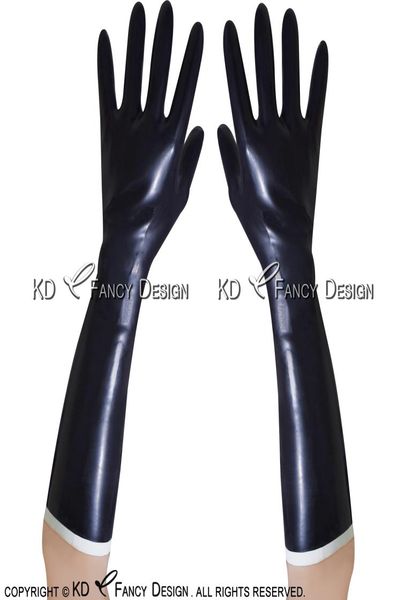 black with white trims at the bottoms latex gloves costume accessories rubber mittens plus size xl 00337295573, Silver
black with white trims at the bottoms latex gloves costume accessories rubber mittens plus size xl 00337295573, Silver