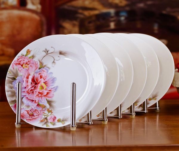 6pcsset chinese dining room ceramic tableware jingdezhen bone china porcelain dinnerware 8inch deep soup dishes sushi plates5617088, Silver
6pcsset chinese dining room ceramic tableware jingdezhen bone china porcelain dinnerware 8inch deep soup dishes sushi plates5617088, Silver