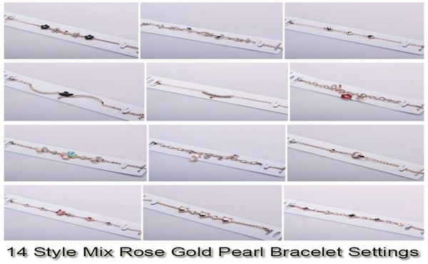 14 styles pearl bracelet settings zircon rose gold bracelets for women settings mounting bracelet blank diy jewelry diy gift8871475, Slivery;crystal
14 styles pearl bracelet settings zircon rose gold bracelets for women settings mounting bracelet blank diy jewelry diy gift8871475, Slivery;crystal