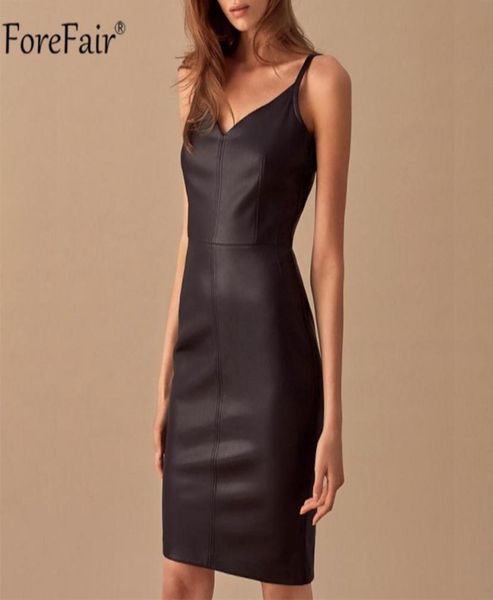 forefair spaghetti strap pu leather dress backless bodycon v neck midi black summer women zip clubwear dresses party8264225, Black;gray
forefair spaghetti strap pu leather dress backless bodycon v neck midi black summer women zip clubwear dresses party8264225, Black;gray