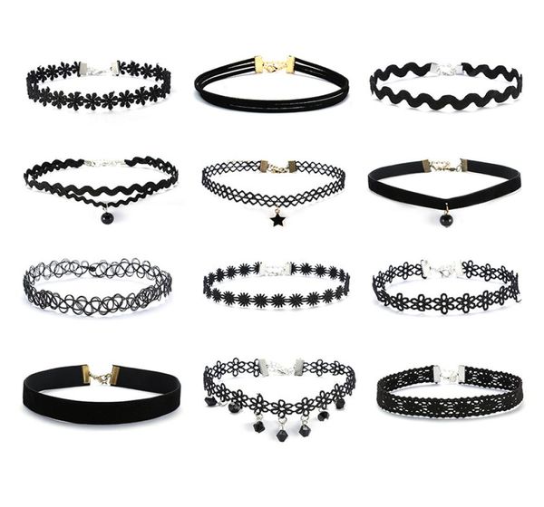 multilayer tattoo choker necklace charm long tassel adjustable pendants necklaces for women black lace chokers6096727, Golden;silver
multilayer tattoo choker necklace charm long tassel adjustable pendants necklaces for women black lace chokers6096727, Golden;silver
