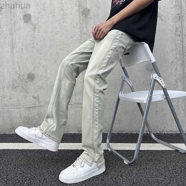 casual jeans designer fenggao street loose straight leg jeans men's youth fashion versatile wide leg long pants, Blue
casual jeans designer fenggao street loose straight leg jeans men's youth fashion versatile wide leg long pants, Blue