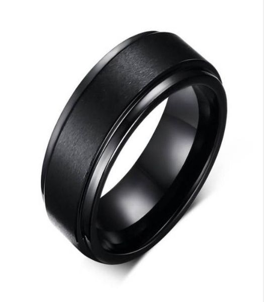 mens rings basic 8mm wedding band black pure tungsten carbide engagement ring for men matte brushed center jewelry bague homme7730992, Silver
mens rings basic 8mm wedding band black pure tungsten carbide engagement ring for men matte brushed center jewelry bague homme7730992, Silver