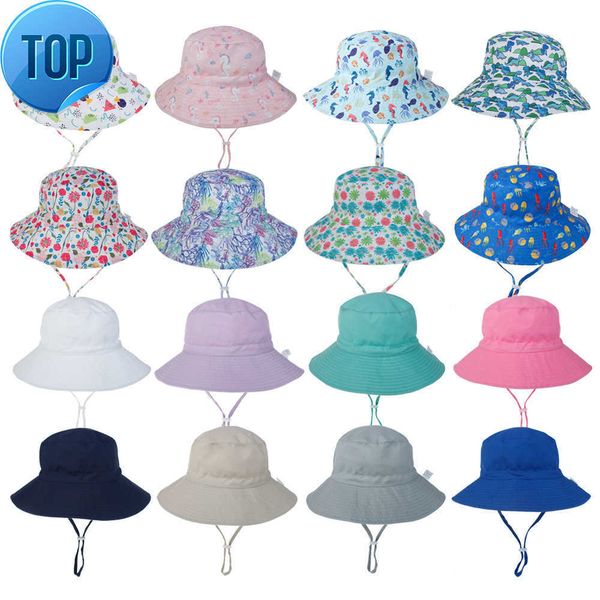 0-6years rts customized adjustable baby sun hat uv summer sunshade bucket hat kids wide brim hats, Blue;gray
0-6years rts customized adjustable baby sun hat uv summer sunshade bucket hat kids wide brim hats, Blue;gray