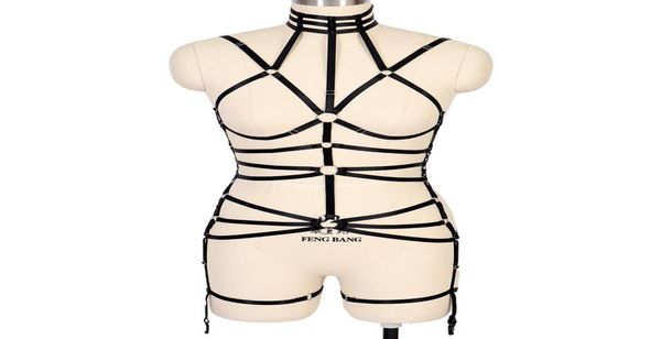 black harness belt set strap punk gothic lingerie plus size elastic bra garter belt body cage festival night woman suspender5004658, Black;white
black harness belt set strap punk gothic lingerie plus size elastic bra garter belt body cage festival night woman suspender5004658, Black;white