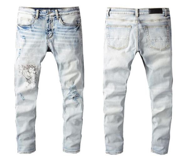 22ss new european and american men039s designer hiphop jeans high street fashion tide brand riding motorcycle wash patch lette5027446, Blue
22ss new european and american men039s designer hiphop jeans high street fashion tide brand riding motorcycle wash patch lette5027446, Blue