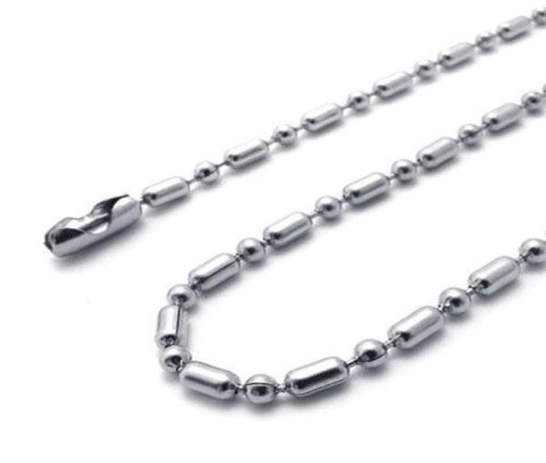 304 stainless steel 24mm beaded ball chains necklace 50cm 55cm 60cm 70cm 20pcslot fn1017757334, Silver
304 stainless steel 24mm beaded ball chains necklace 50cm 55cm 60cm 70cm 20pcslot fn1017757334, Silver