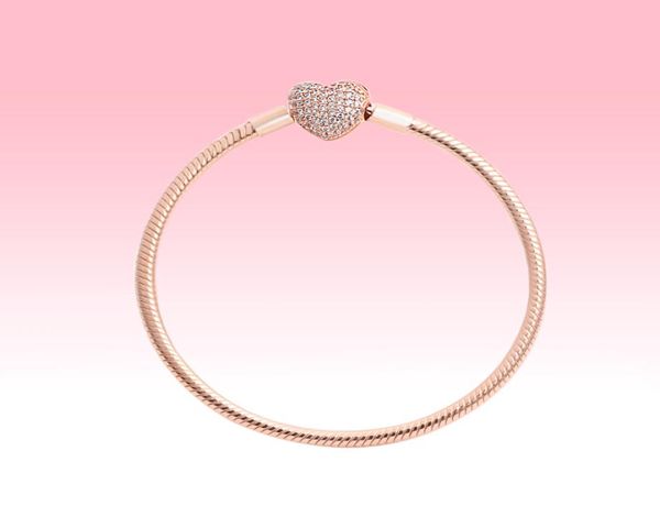18k rose gold plated charms bracelets with original box for 925 silver love hearts chain bracelet women wedding jewelry8889876, Golden;silver
18k rose gold plated charms bracelets with original box for 925 silver love hearts chain bracelet women wedding jewelry8889876, Golden;silver