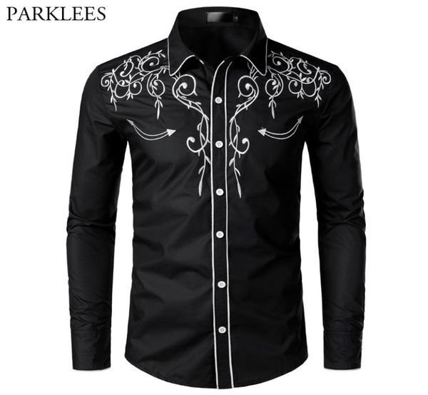 stylish western cowboy shirt men brand design embroidery slim fit casual long sleeve shirts mens wedding party shirt for male cx208984590, White;black
stylish western cowboy shirt men brand design embroidery slim fit casual long sleeve shirts mens wedding party shirt for male cx208984590, White;black