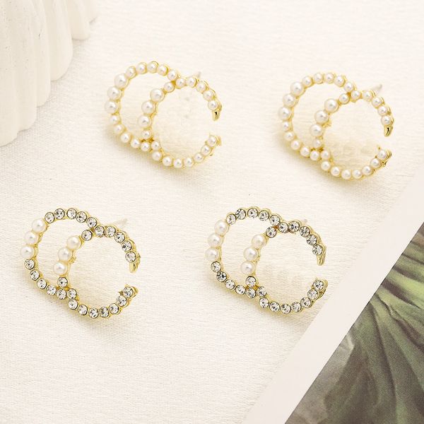 new love gift pearl earrings charm diamond correct logo stud earrings engagement love gift earrings 18k gold plated stainless steel non fadi, Golden
new love gift pearl earrings charm diamond correct logo stud earrings engagement love gift earrings 18k gold plated stainless steel non fadi, Golden