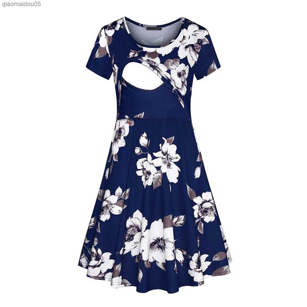 new maternity dresses pregnant women nursing dress breastfeeding floral print short sleeve maxi dress lactation clothes l230712, White
new maternity dresses pregnant women nursing dress breastfeeding floral print short sleeve maxi dress lactation clothes l230712, White
