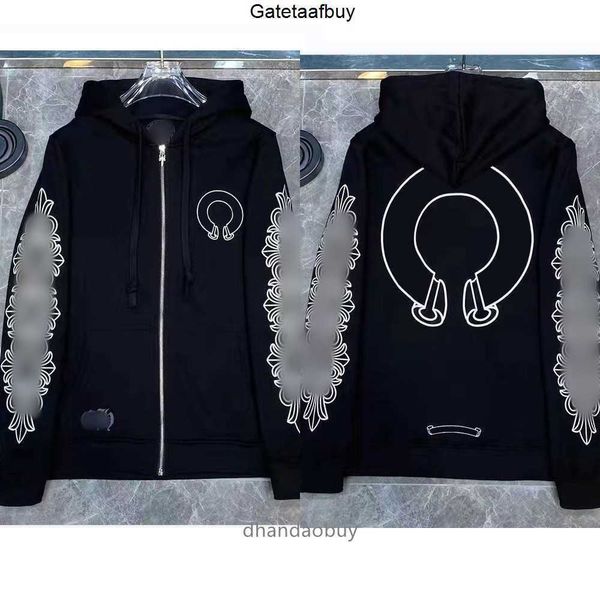 men's hoodies sweatshirts mens loose hearts hoodie ch brand designer horseshoe sanskrit print zipper jacket fashion pullover hooded chr, Black
men's hoodies sweatshirts mens loose hearts hoodie ch brand designer horseshoe sanskrit print zipper jacket fashion pullover hooded chr, Black
