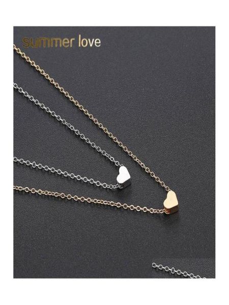 pendant necklaces classic clavicle chain necklace small love heart for women girl gold sier choker party wedding jewelry drop deli7728619, Silver
pendant necklaces classic clavicle chain necklace small love heart for women girl gold sier choker party wedding jewelry drop deli7728619, Silver