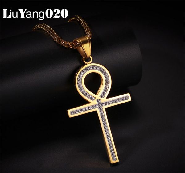 iced zircon ankh necklace pendant the key of the nile gold color stainless steel chain for men jewelry egyptian cross hip ho1511085, Silver
iced zircon ankh necklace pendant the key of the nile gold color stainless steel chain for men jewelry egyptian cross hip ho1511085, Silver