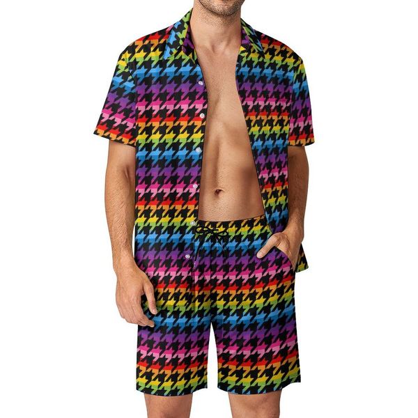 men s tracksuits rainbow houndstooth lgbtq men sets retro print casual shorts summer hawaii beach shirt set short sleeves graphic plus size, Gray
men s tracksuits rainbow houndstooth lgbtq men sets retro print casual shorts summer hawaii beach shirt set short sleeves graphic plus size, Gray