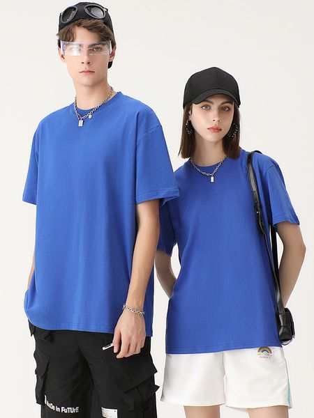2023 men t-shirts loose pure cotton t-shirt heavyweight crew neck short sleeve shirt men women solid color casual t shirt summer autumn tide, White;black
2023 men t-shirts loose pure cotton t-shirt heavyweight crew neck short sleeve shirt men women solid color casual t shirt summer autumn tide, White;black