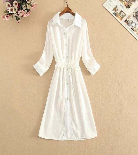 women white black chiffon shirt dress office lady three quarter sleeve midi spring summer ruched ruffled long vestido casual dress8940634, Black;gray
women white black chiffon shirt dress office lady three quarter sleeve midi spring summer ruched ruffled long vestido casual dress8940634, Black;gray