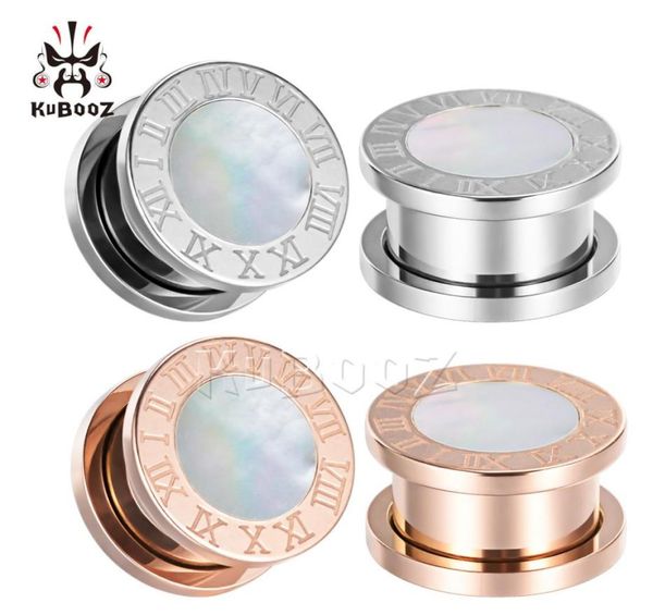 kubooz stainless steel white shell roman numerals ear plugs piercing tunnels earring gauges body jewelry stretchers expanders whol8741717, Silver
kubooz stainless steel white shell roman numerals ear plugs piercing tunnels earring gauges body jewelry stretchers expanders whol8741717, Silver