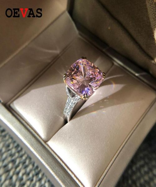 oevas 100 925 sterling silver sparkling square pink yellow white high carbon diamond wedding rings for women fine jewery gifts 204395354, Slivery;golden
oevas 100 925 sterling silver sparkling square pink yellow white high carbon diamond wedding rings for women fine jewery gifts 204395354, Slivery;golden