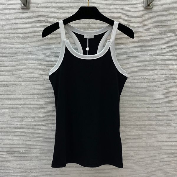 luxury solid color women cotton vest selling sleeveless concise style clothes female vintage fashion prevail timeless camisole, Black;white
luxury solid color women cotton vest selling sleeveless concise style clothes female vintage fashion prevail timeless camisole, Black;white