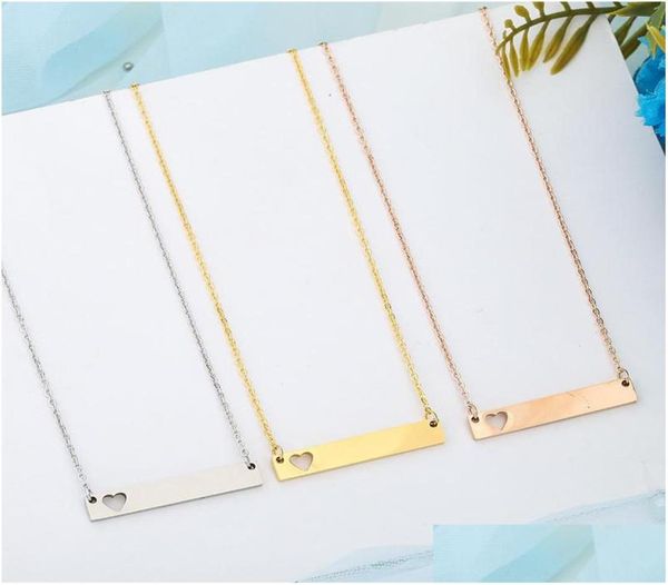 pendant necklaces love heart necklace fashion gold solid blank bar pendant stainless steel necklaces for buyer own engraving jewel3278195, Silver
pendant necklaces love heart necklace fashion gold solid blank bar pendant stainless steel necklaces for buyer own engraving jewel3278195, Silver