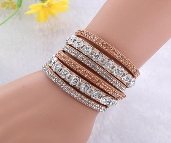 wholeluxury bridal jewelry bracelets multi layer rhinestone charm braceletsbangles pu leather magnet buckle female bangles4883137, Golden;silver
wholeluxury bridal jewelry bracelets multi layer rhinestone charm braceletsbangles pu leather magnet buckle female bangles4883137, Golden;silver