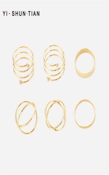 6pcsset gold ring set combine joint ring band ring toes rings for women fashion jewelry 113 u21238023, Silver
6pcsset gold ring set combine joint ring band ring toes rings for women fashion jewelry 113 u21238023, Silver