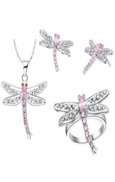 mujer for women gift silverjewelry pentend earring ring 925 sterling silver custom highend american crystal dragonfly set pink3323978, Slivery;golden
mujer for women gift silverjewelry pentend earring ring 925 sterling silver custom highend american crystal dragonfly set pink3323978, Slivery;golden