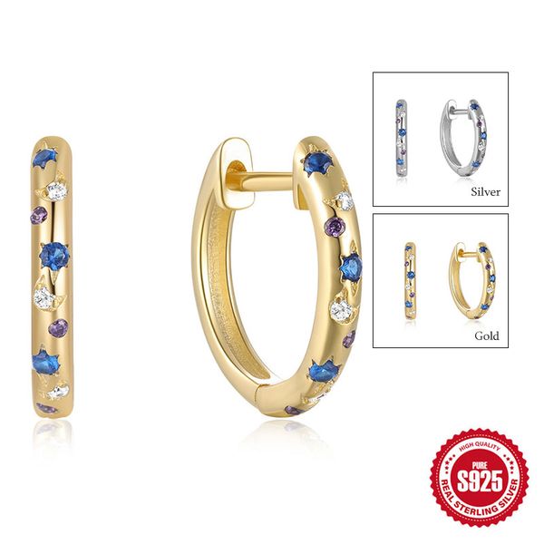 925 sterling silver huggies earring hoop 12.5mm pave colored cubic zirconia women fashion cz earrings jewelry, Golden;silver
925 sterling silver huggies earring hoop 12.5mm pave colored cubic zirconia women fashion cz earrings jewelry, Golden;silver