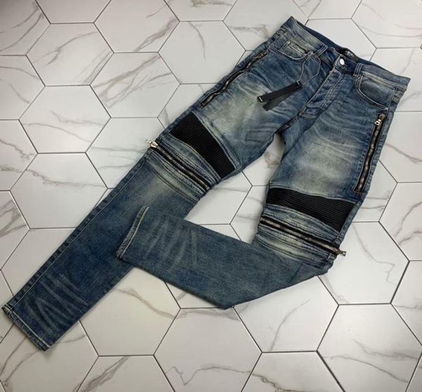 new tide brand hole stretch elastic slim feet pants embroidered collage jeans designer fashion brand mens trousers4766439, Blue
new tide brand hole stretch elastic slim feet pants embroidered collage jeans designer fashion brand mens trousers4766439, Blue