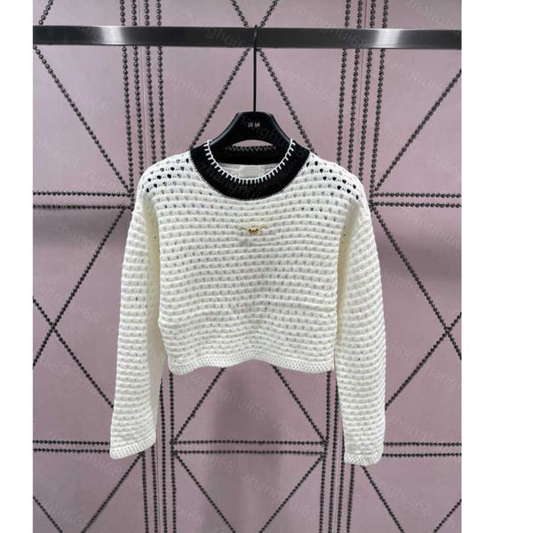 23ss womens designer clothing women sweater early autumn new three-dimensional logo hollowed out color knitted sweater womens clothing a1, White;black
23ss womens designer clothing women sweater early autumn new three-dimensional logo hollowed out color knitted sweater womens clothing a1, White;black