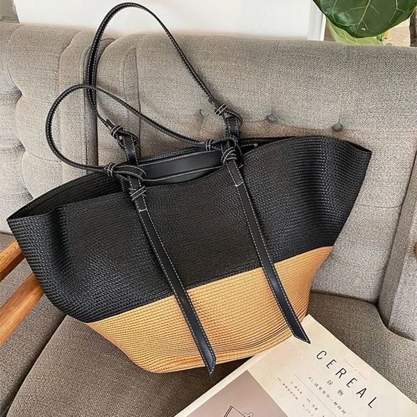 other bags summer grass shoulder bag women's high capacity latan handbag spliced colorful travel vacation women's handbag 230712, Black;red
other bags summer grass shoulder bag women's high capacity latan handbag spliced colorful travel vacation women's handbag 230712, Black;red