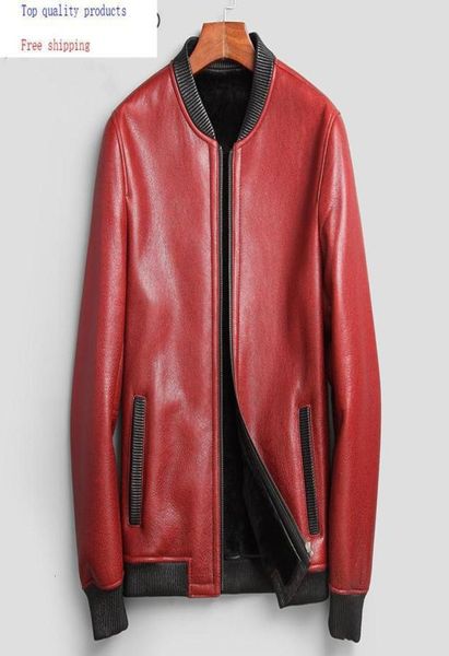 genuine sheepskin leather jacket men natural fur wool coat winter shearling jacket men real fur bomber 71e88b1067017, Black
genuine sheepskin leather jacket men natural fur wool coat winter shearling jacket men real fur bomber 71e88b1067017, Black