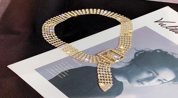 fashion full rhinestone choker necklaces for women bijoux shiny silver color button buckle chain necklace statement jewelry party 5429734, Golden;silver
fashion full rhinestone choker necklaces for women bijoux shiny silver color button buckle chain necklace statement jewelry party 5429734, Golden;silver