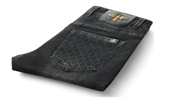 men039s jeans black color autumn winter cotton slim elastic gc business trousers classic style denim pants male1516390, Blue
men039s jeans black color autumn winter cotton slim elastic gc business trousers classic style denim pants male1516390, Blue