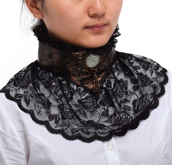 1pc steampunk victorian handmade black lace collar retro party cosplay accessory fast shipment 403767, Silver
1pc steampunk victorian handmade black lace collar retro party cosplay accessory fast shipment 403767, Silver