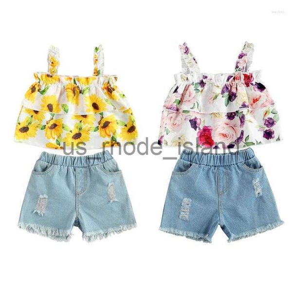 clothing sets clothing sets 2 pieces kids suit set girls flower print square collar sleeveless denim shorts for summer 2-7t x0712, White
clothing sets clothing sets 2 pieces kids suit set girls flower print square collar sleeveless denim shorts for summer 2-7t x0712, White