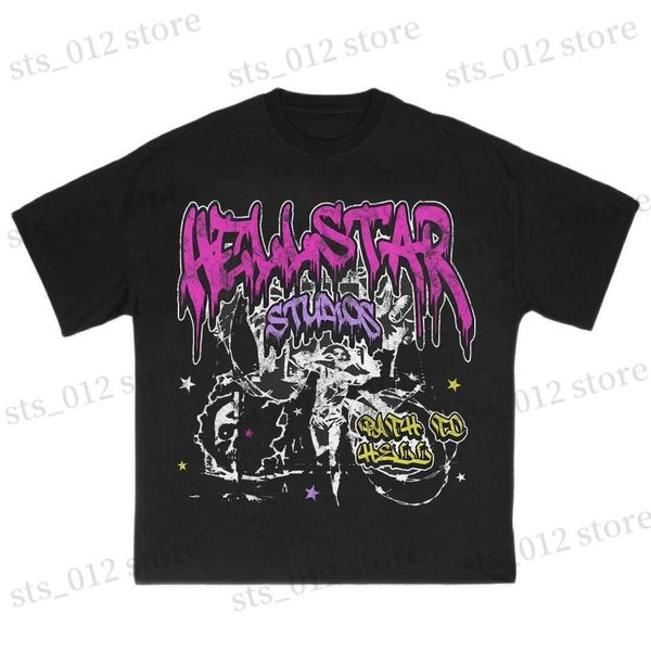 men's t-shirts y2k men's hellstar t-shirt daily outdoor short sleeve t-shirt men harajuku style loose street hip hop clothes print, White;black
men's t-shirts y2k men's hellstar t-shirt daily outdoor short sleeve t-shirt men harajuku style loose street hip hop clothes print, White;black