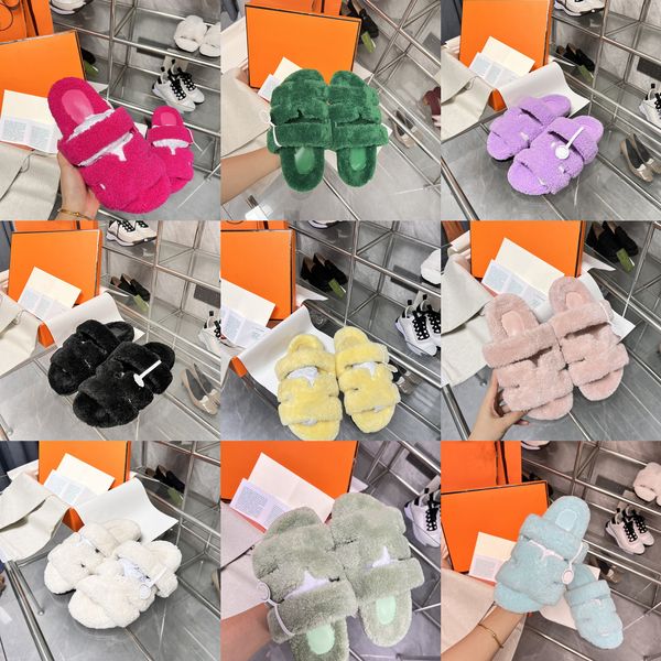 luxury fur slippers designer furry fuzzy sandals women's sheep wool shearling sandales plush sherpa fleece slippers fluffy shearling lu, Black
luxury fur slippers designer furry fuzzy sandals women's sheep wool shearling sandales plush sherpa fleece slippers fluffy shearling lu, Black
