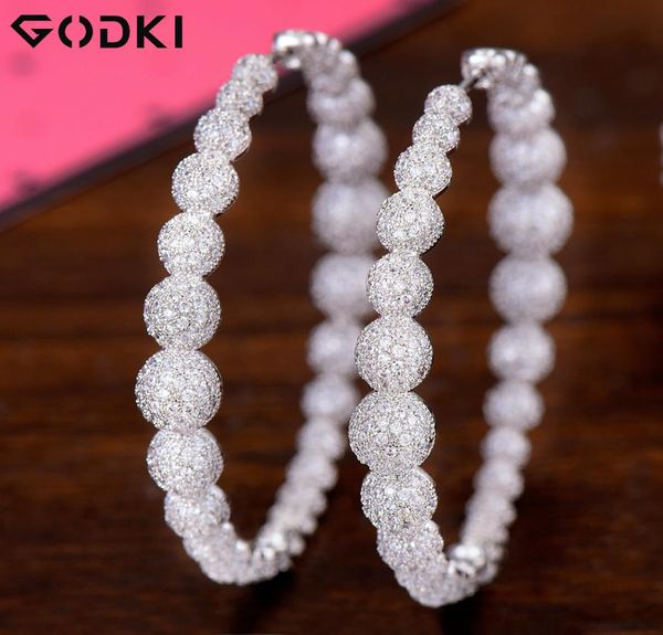 godki luxury disco ball design cubic zirconia statement hoop earrings for women wedding dubai earrings jewelry accessories 2103236139667, Golden;silver
godki luxury disco ball design cubic zirconia statement hoop earrings for women wedding dubai earrings jewelry accessories 2103236139667, Golden;silver