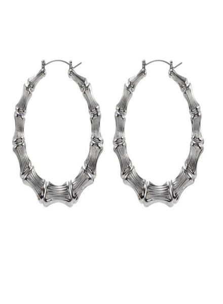 trendy big bamboo hoop earrings 18k real gold plated elegant larger size women earring fashion costume jewelry1533623, Golden;silver
trendy big bamboo hoop earrings 18k real gold plated elegant larger size women earring fashion costume jewelry1533623, Golden;silver