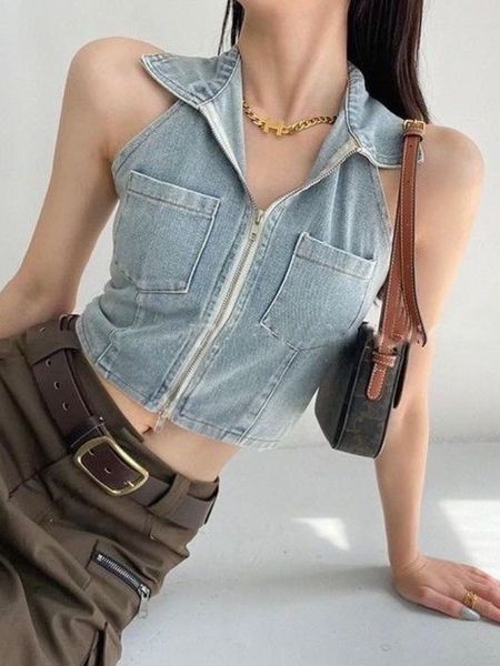 women's tanks camis deeptown retro denim tank women's harajuku ultra thin strapless tank summer zipper sleeveless y2k crop street, White
women's tanks camis deeptown retro denim tank women's harajuku ultra thin strapless tank summer zipper sleeveless y2k crop street, White