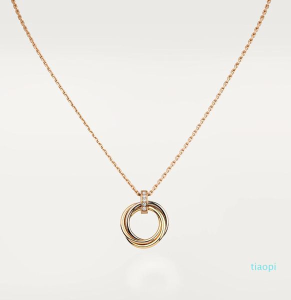 2022 new fashion classic design cubic zirconia triple trinity necklace pendant women girls titanium steel wedding designer jewelry8321516, Silver
2022 new fashion classic design cubic zirconia triple trinity necklace pendant women girls titanium steel wedding designer jewelry8321516, Silver