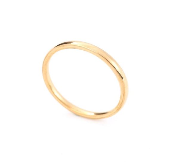 women rings fashion personality gold ring 2mm curved inner and outer spherical smooth stainless steel allmatch thin ring6010614, Silver
women rings fashion personality gold ring 2mm curved inner and outer spherical smooth stainless steel allmatch thin ring6010614, Silver