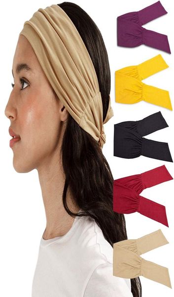 women knotted cross stretch wide headband sports yoga headwrap hairband turban head band ladies hair accessories1077316, Silver
women knotted cross stretch wide headband sports yoga headwrap hairband turban head band ladies hair accessories1077316, Silver