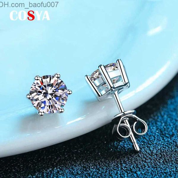 charm cosya 925 sterling silver true moissanite earrings 0.3-2 carat diamond 6 cl stud earrings suitable for women's wedding party exqu, Golden
charm cosya 925 sterling silver true moissanite earrings 0.3-2 carat diamond 6 cl stud earrings suitable for women's wedding party exqu, Golden