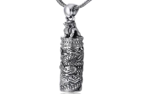 990 sterling silver vintage memorial thai silver ancient bottle jewelry dragon design punk mens pendant holder ash urn necklace4061487
990 sterling silver vintage memorial thai silver ancient bottle jewelry dragon design punk mens pendant holder ash urn necklace4061487